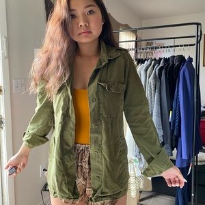 ARMY JACKET “SORry I’m bAD” worn once